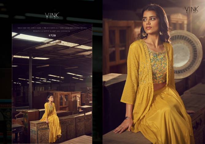 Limelight 2 By Vink 1727 To 1730 Party Wear Indo Western Lehenga Suppliers in India